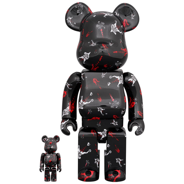 BE@RBRICK BUCK-TICK Hisashi Imai 100% & 400% figures featuring detailed likeness of Hisashi Imai, guitarist of BUCK-TICK, with intricate styling.