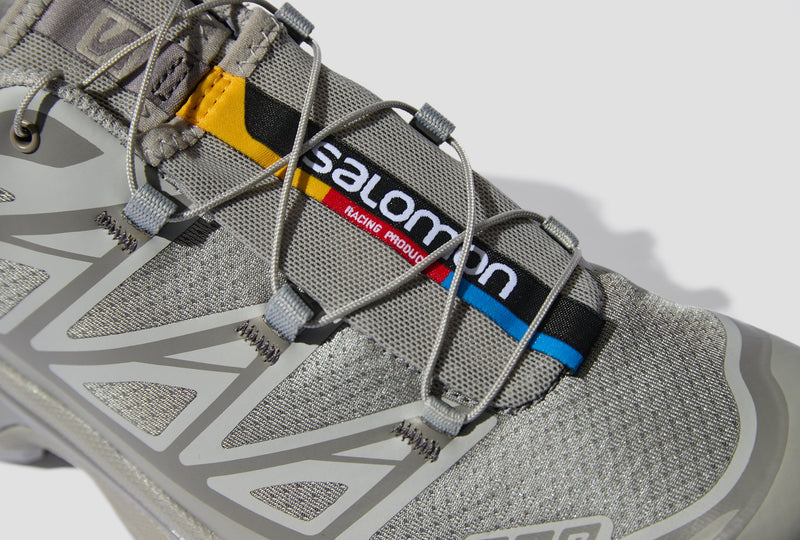 SALOMON XT-6 running shoes with lightweight TPU film, mesh upper, and Quicklace® system for optimal comfort and stability.


