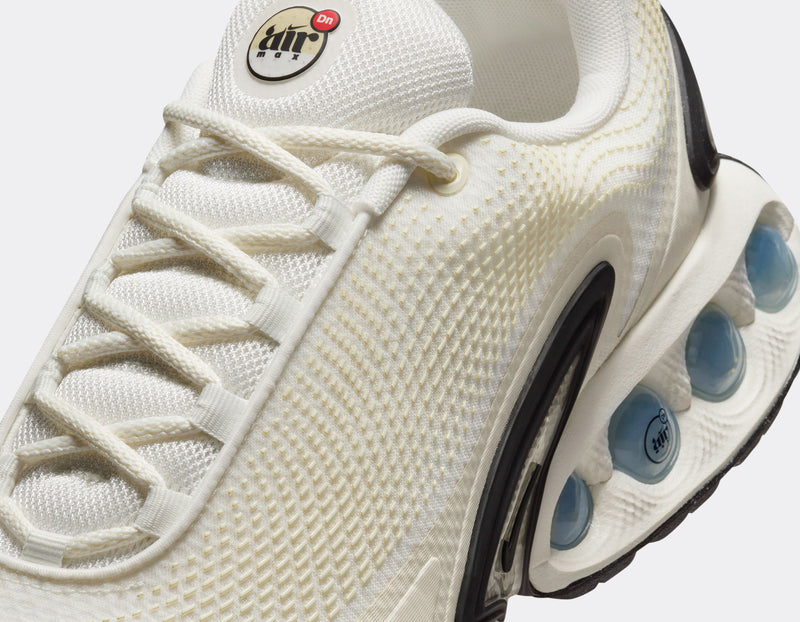 Air Max Dn, showcasing the next generation of Air technology with Dynamic Air unit system of dual-pressure tubes.