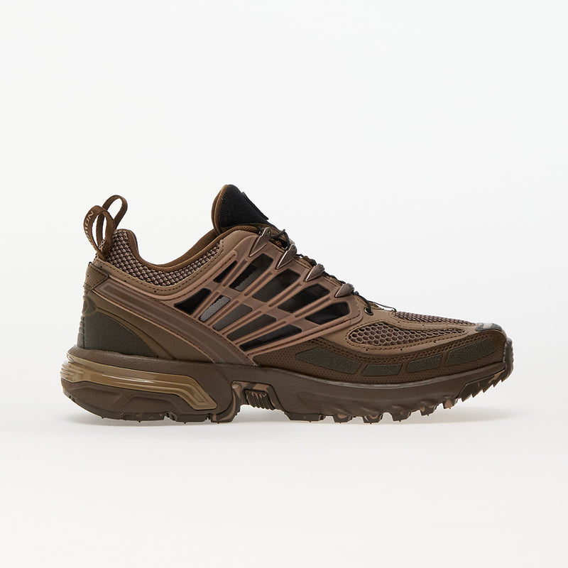 SALOMON ACS Pro Desert adventure shoe with synthetic upper, Quicklace™ system, Agile Chassis™ System, SensiFit™ construction, OrthoLite® sockliner, and All Terrain Contagrip® outsole