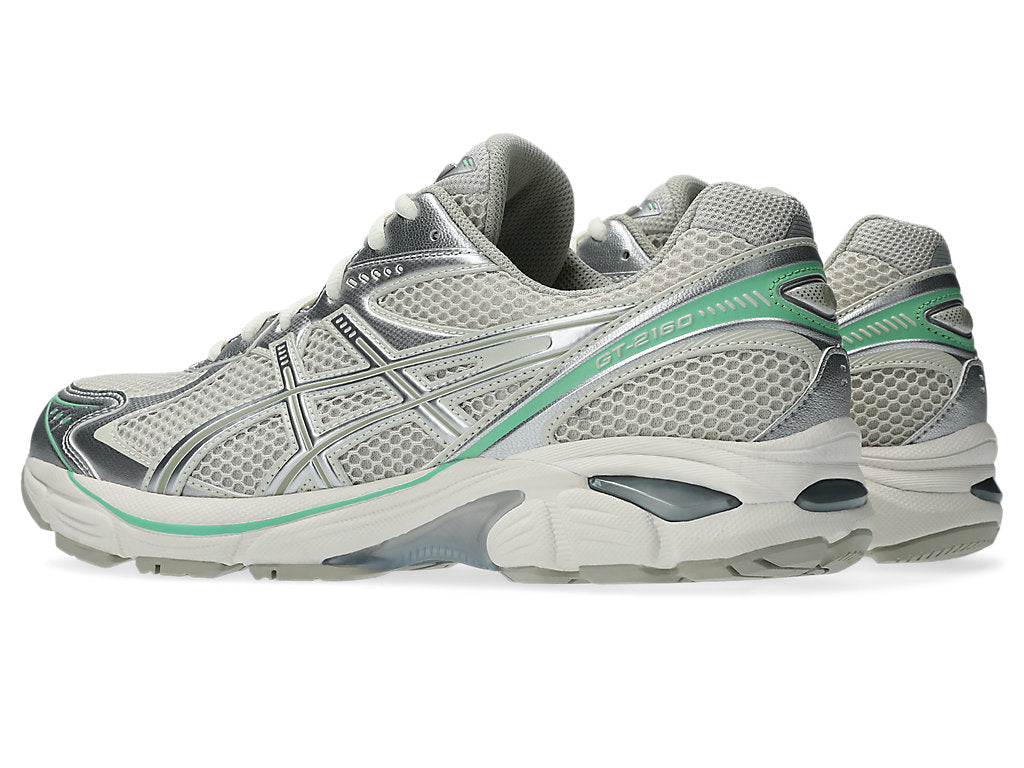 ASICS GT-2160 sneaker with wavy forefoot design, segmented midsole, and GEL cushioning in retro-inspired style