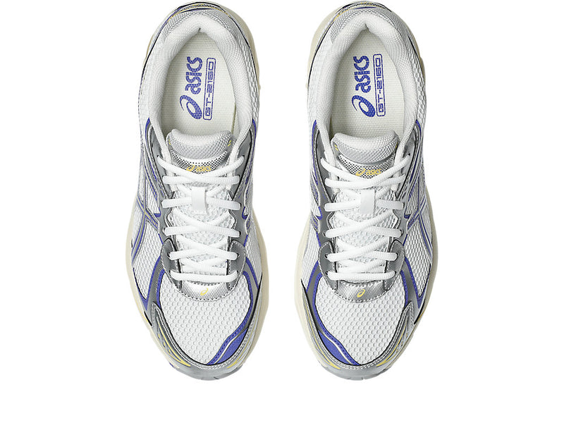 ASICS GT-2160 sneaker in a retro-inspired design featuring wavy forefoot sculpting and GEL™ cushioning inserts