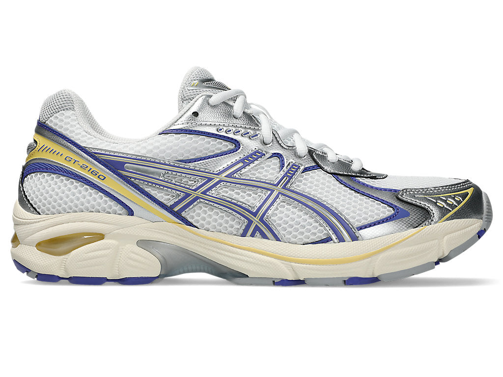 ASICS GT-2160 sneaker in a retro-inspired design featuring wavy forefoot sculpting and GEL™ cushioning inserts