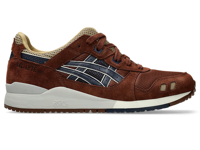 GEL-LYTE III OG sneaker featuring suede panels, micro-perforations on the underlays, quilted terry cloth sockliner, and GEL technology in the heel for cushioning.


