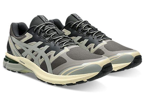 GEL-TERRAIN™ sneaker with trail-inspired design, speed lacing system, FLYTEFOAM™ cushioning, and GEL® technology for improved comfort and performance.