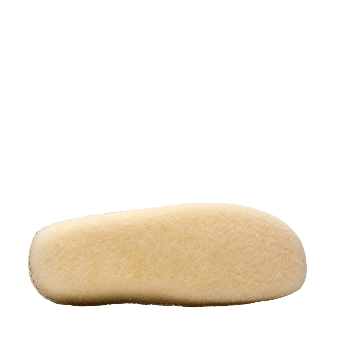 Clarks Originals shoe with premium maple cord upper, round tonal laces, metallic logo, and natural crepe sole wrapping heel and toe.