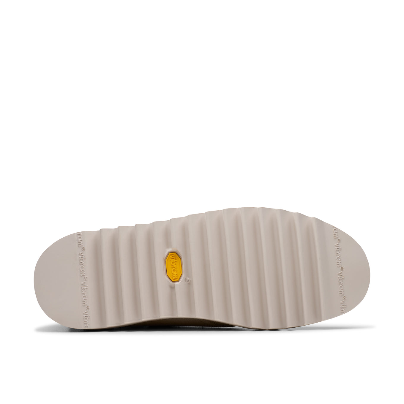 Clarks Desert NBHD shoe showcasing elastic gusset with Neighborhood branding and distinctive zig-zag stitch detail.