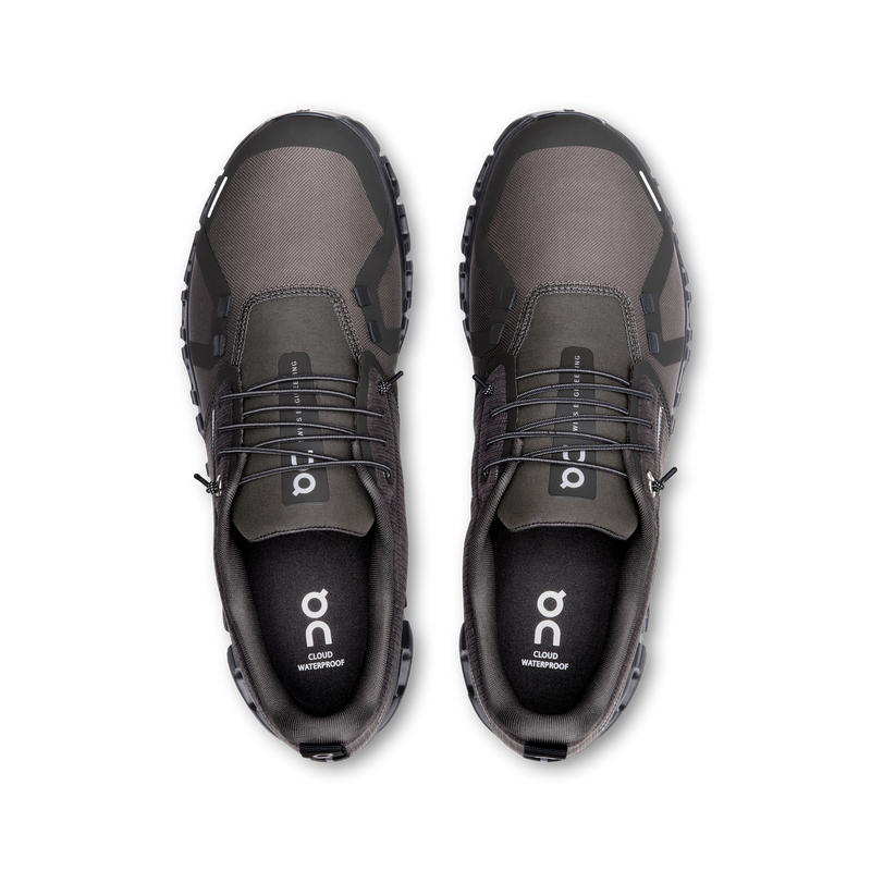 Rain-ready sleek daily shoe with a streamlined silhouette, cushioned comfort, and a waterproof membrane.