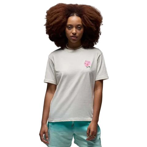 NIKE W J SS GF GFX TEE ROSE