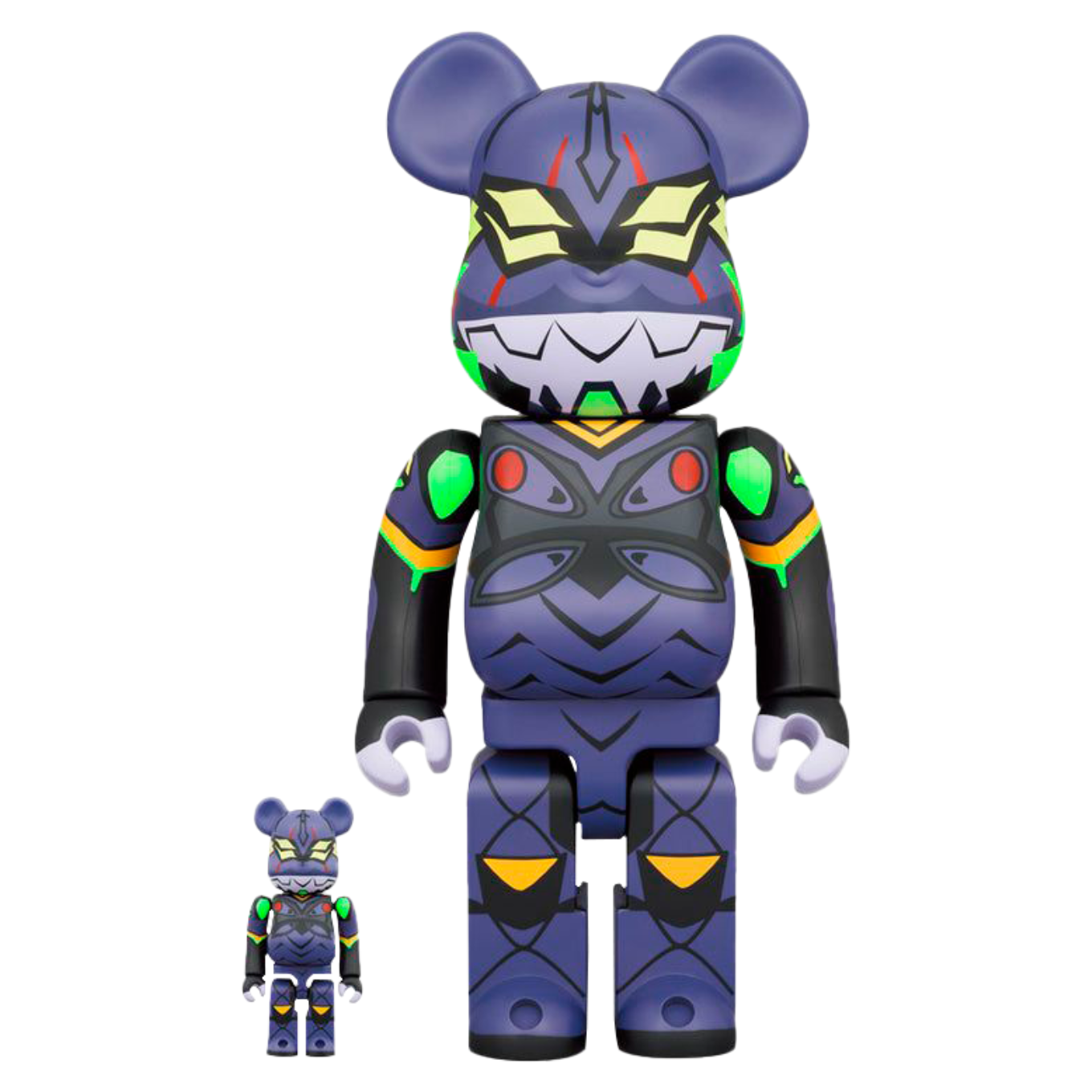 BE@RBRICK EVANGELION EVA13 NEW PAINT VER 100%&400%