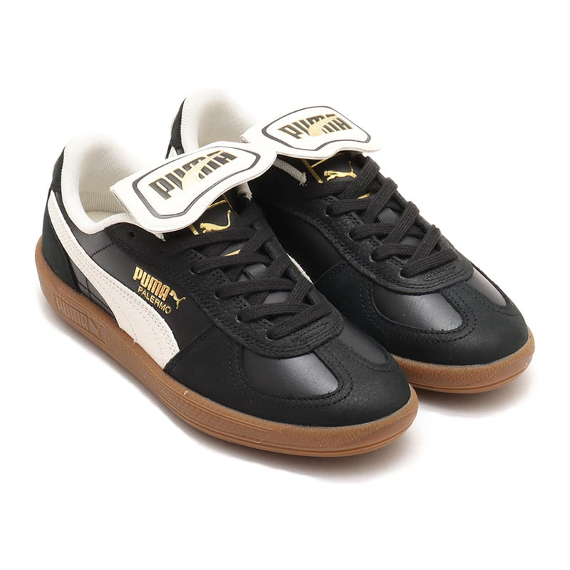 PUMA PALERMO Premium sneaker with removable long tongue, OrthoLite insole, and stylish design.