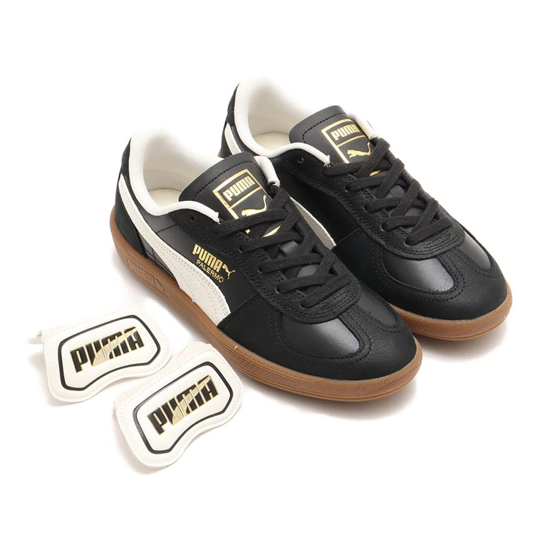 PUMA PALERMO Premium sneaker with removable long tongue, OrthoLite insole, and stylish design.