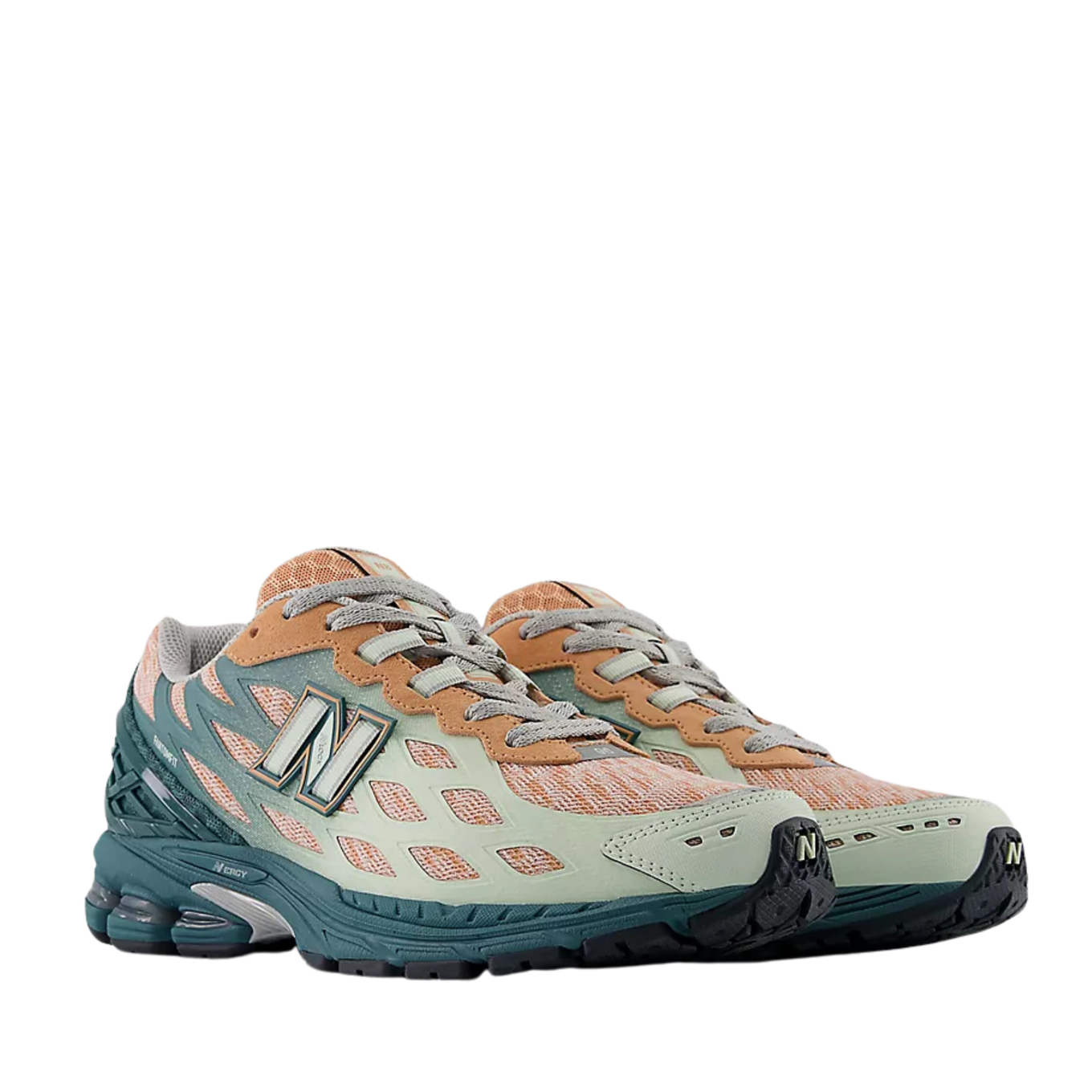 New Balance 1906W sneaker with a knit upper, webbed synthetic overlays, and advanced cushioning technology for ultimate comfort and style.