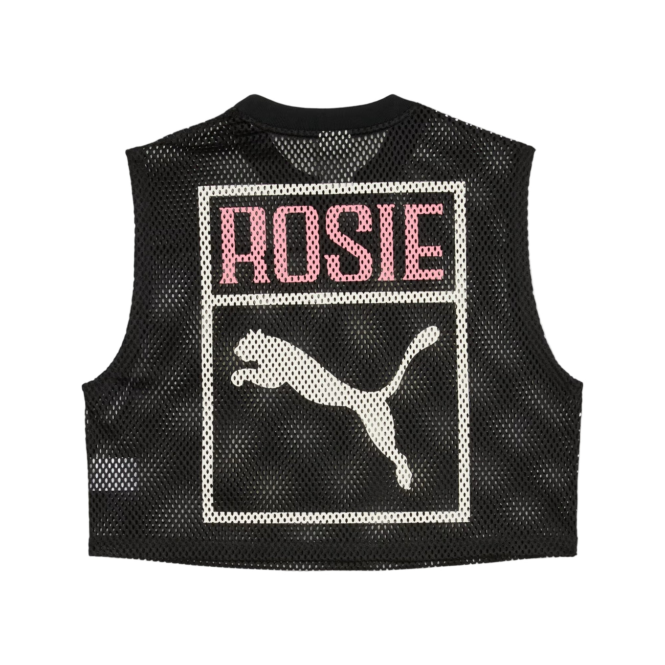 PUMA X ROSÉ RELAXED MESH TOP