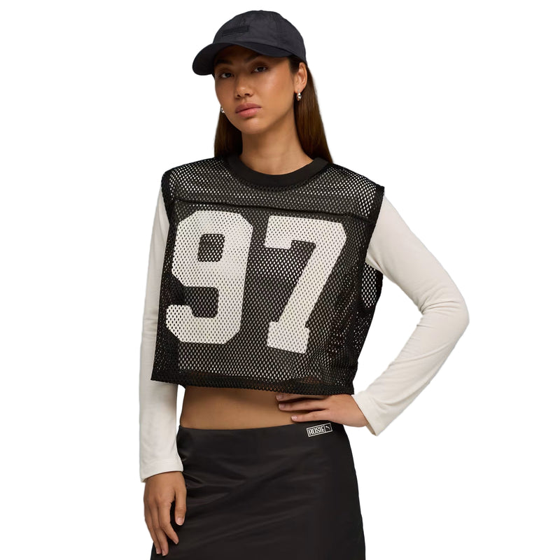 PUMA X ROSÉ RELAXED MESH TOP
