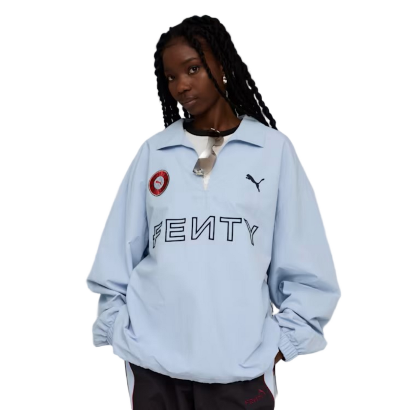 PUMA X FENTY NYLON DRILL TOP