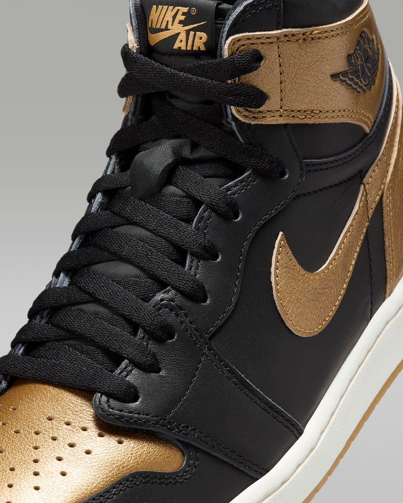 Air Jordan 1 Retro High sneaker with premium materials and updated colors and textures, offering a modern twist on the classic design.


