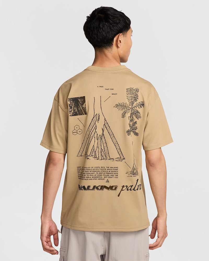 ACG tee with Dri-FIT technology, featuring graphics of the walking palm, inspired by the Costa Rican rainforest.