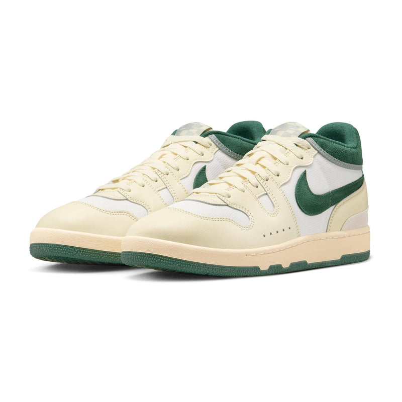 Nike Mac Attack GR sneakers with off-white leather and faded green suede