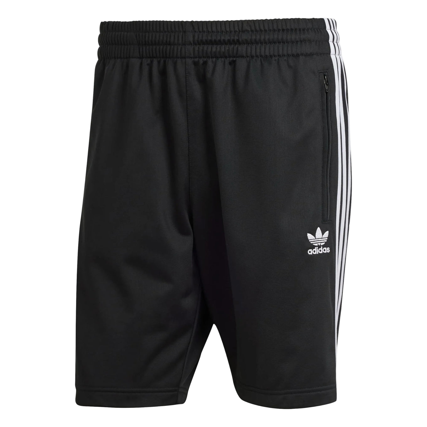 adidas Heritage Shorts made from lightweight tricot fabric, featuring side pockets and an elastic waist with drawcord for a customized fit.