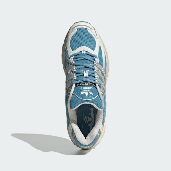 adidas Adistar shoes with a textile and leather upper, durable rubber outsole, combining high performance and stylish design.