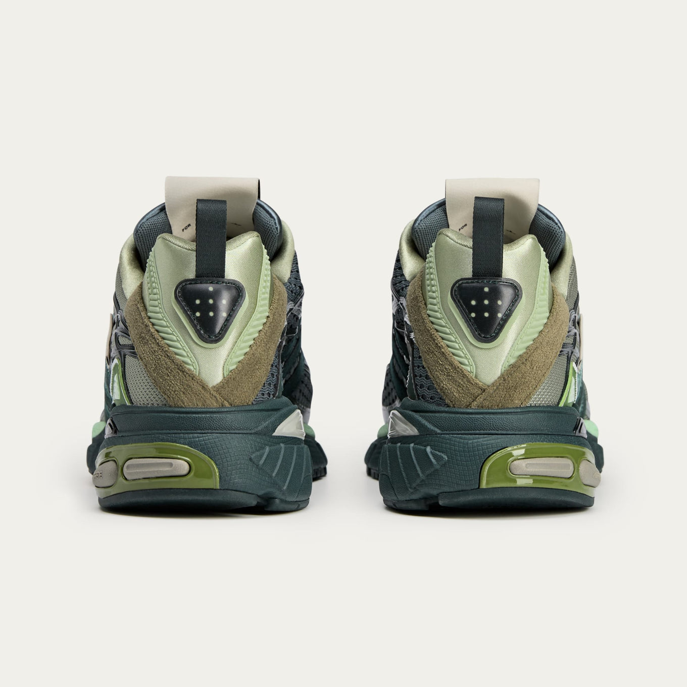 Song For The Mute x adidas footwear collection featuring Core Black Dark Brown, Shadow Green, and Taupe Metallic colorways with unique mesh weaves, velvet-like satin Three Stripes, and synthetic textured leather.