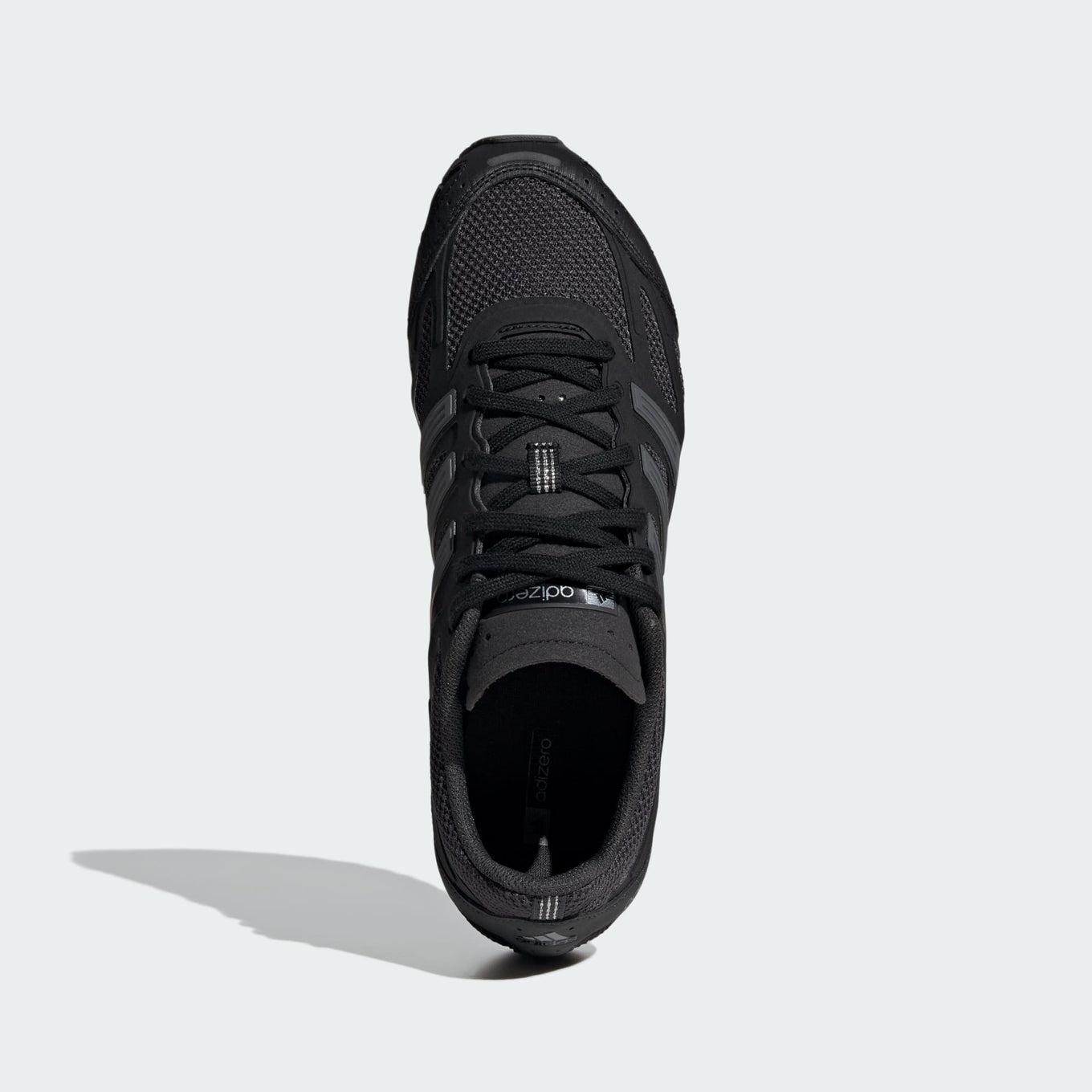 Adidas Adizero PR Shoes with lightweight textile and synthetic upper, featuring mesh panels for enhanced ventilation and a cushioned EVA midsole.