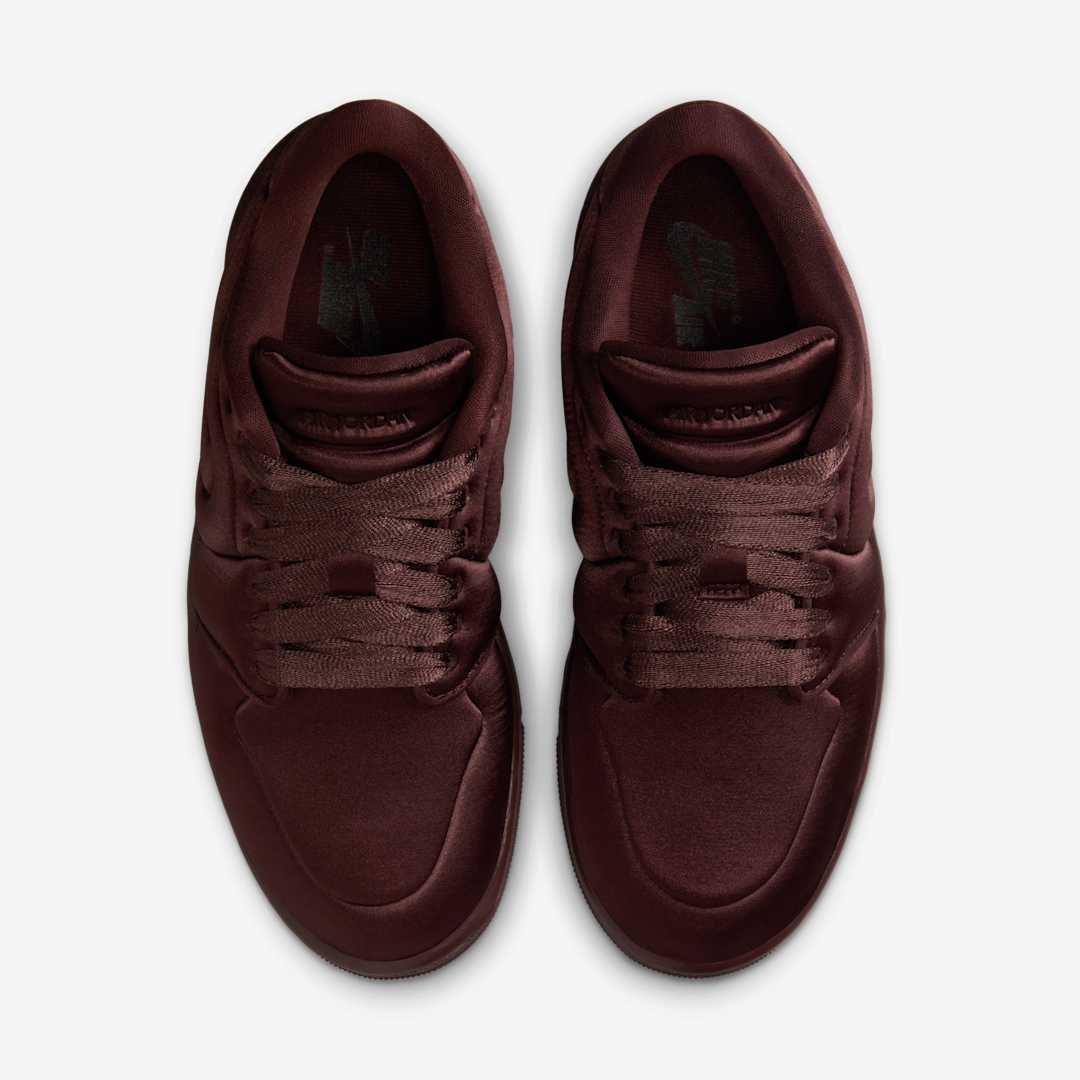 Air Jordan 1 ‘Method of Make’ sneaker with a monochromatic satin design, color-matched details, and a luxurious finish.