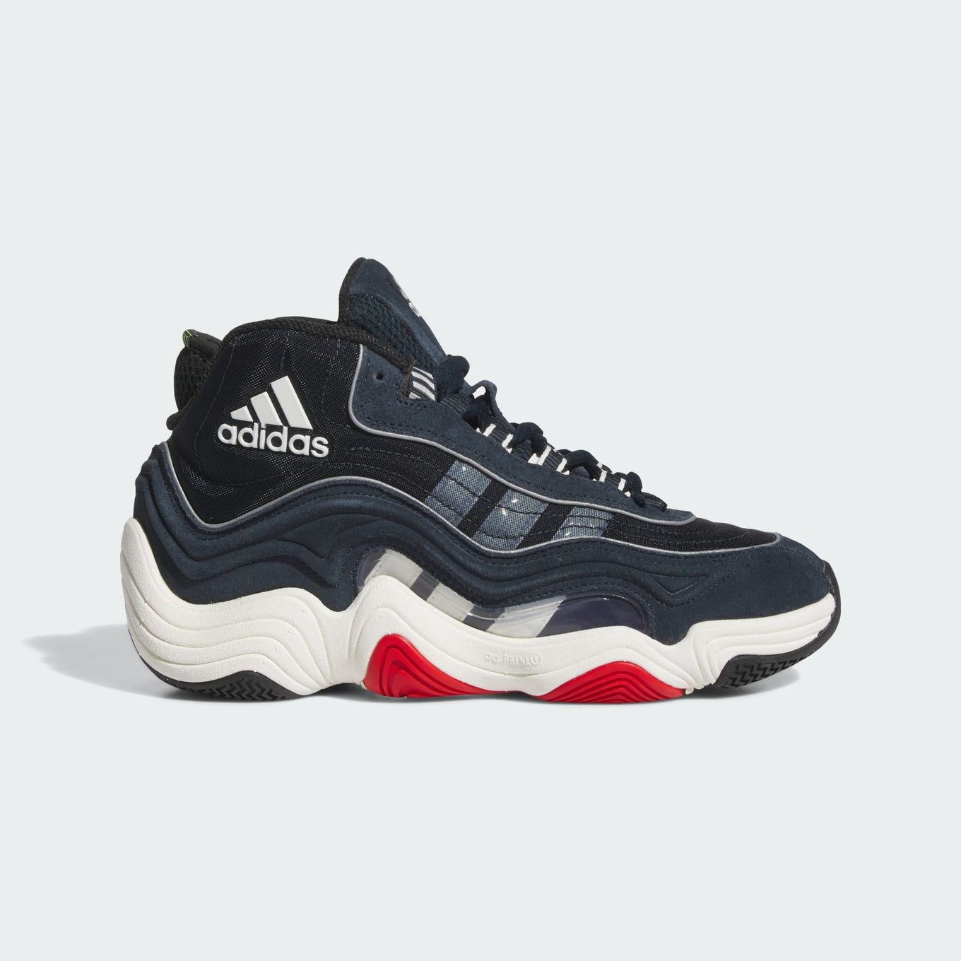 adidas Crazy 98 sneakers with a layered leather and mesh upper, showcasing ‘90s basketball heritage and a retro-futuristic design.
