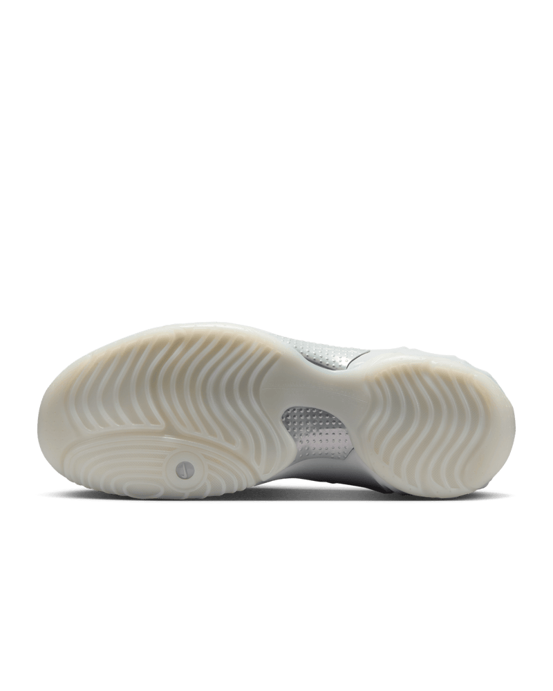 Nike Clogposite in Photodust and Summit White with molded upper and futuristic design