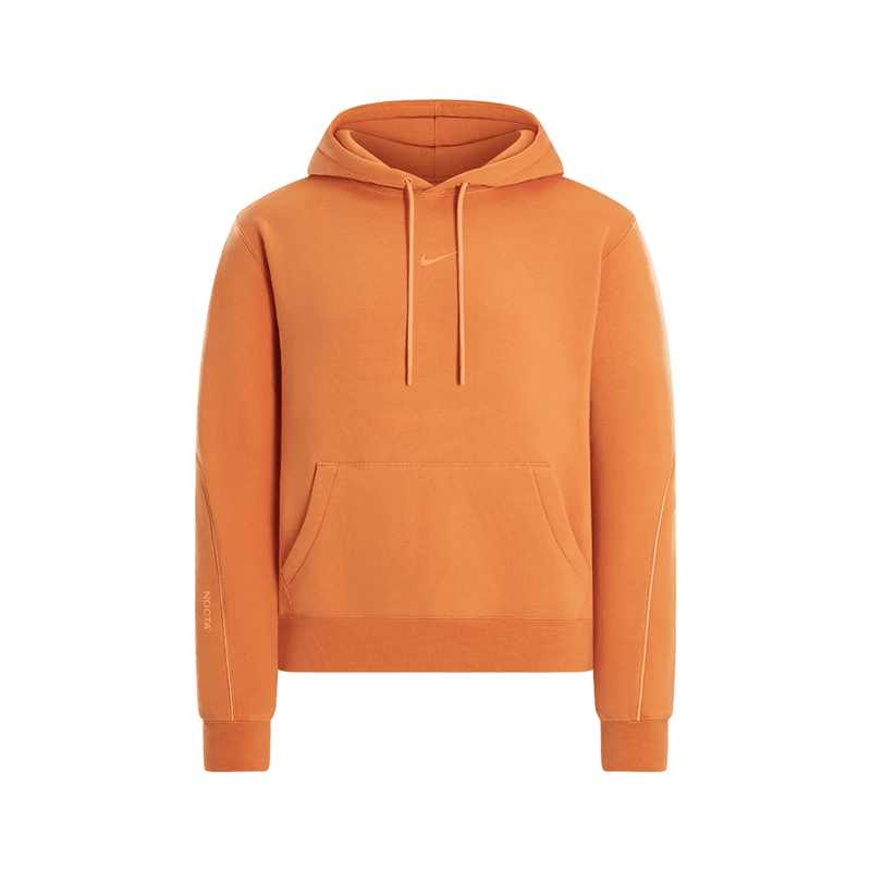 Premium sweatshirt featuring exclusive fleece with reflective design piping, a silicone Swoosh logo, and standard NOCTA branding for style and comfort.