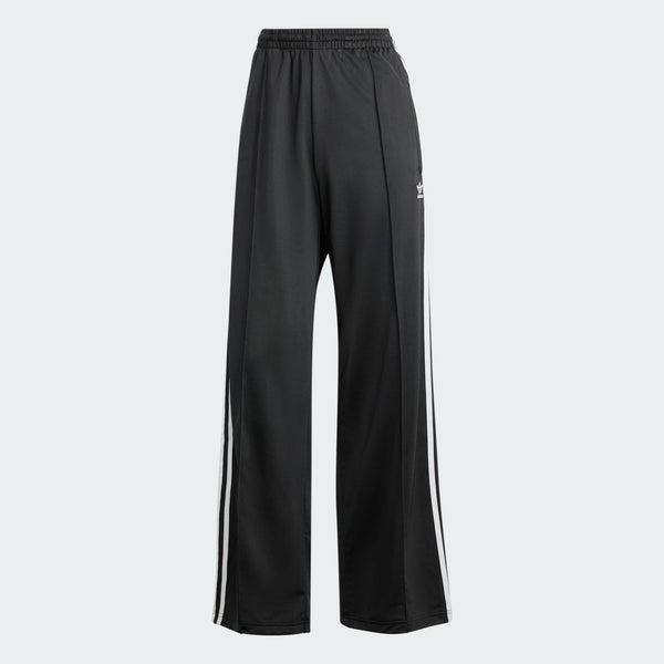 Adidas Originals Firebird track pants with 3-Stripes and Trefoil logo, made from 100% recycled materials.


