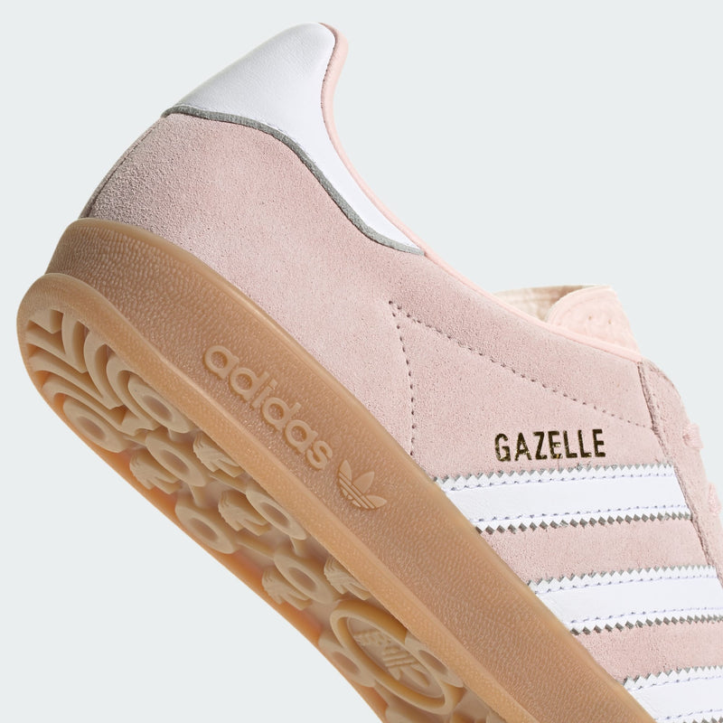 Adidas Gazelle shoes featuring a premium soft suede upper and subtle colors, designed for everyday wear and honoring adidas heritage.