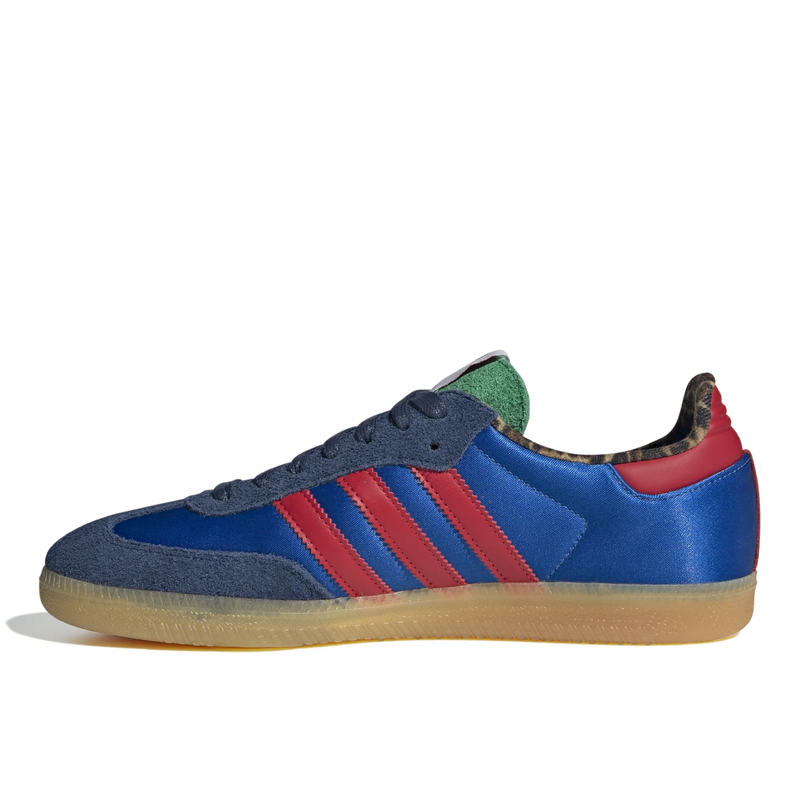 Samba sales blue adidas