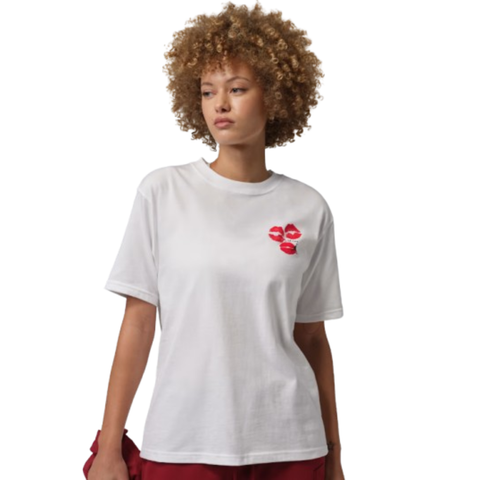 JORDAN BRAND WMNS J FLT SS GF GFX TEE KISS