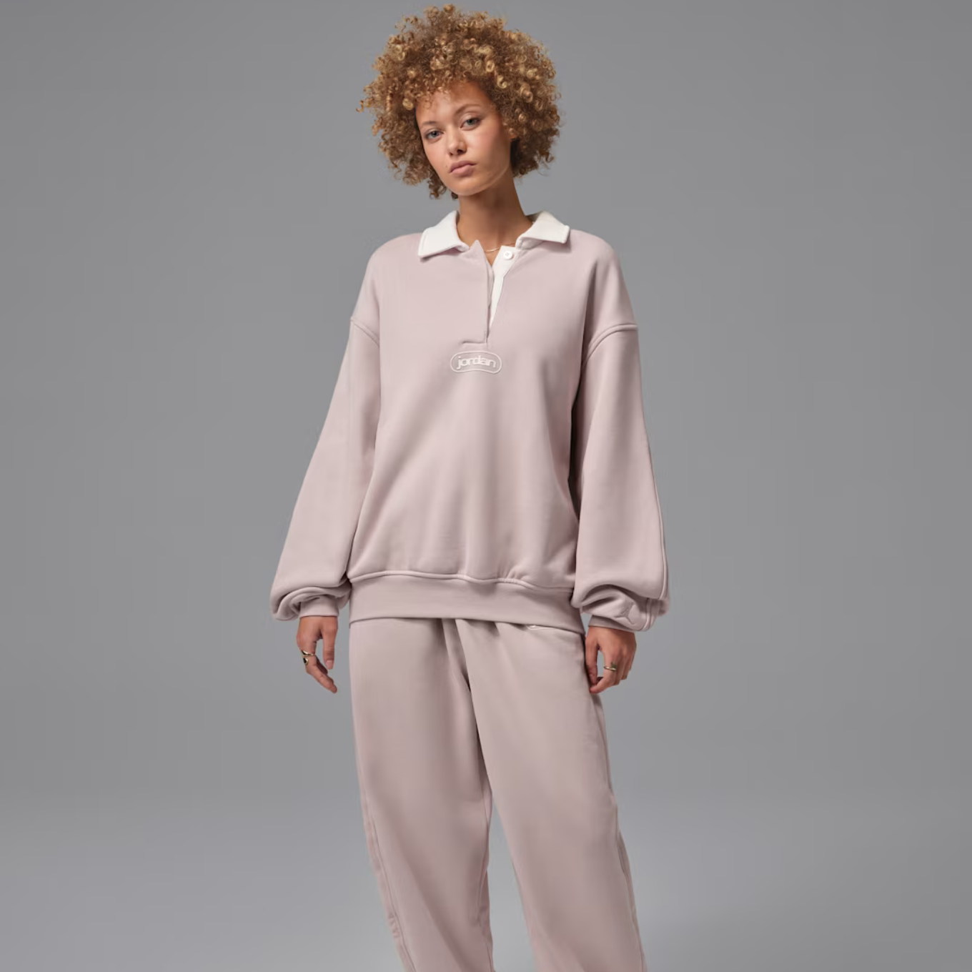 NIKE WMNS J FLT FLC RUGBY TOP