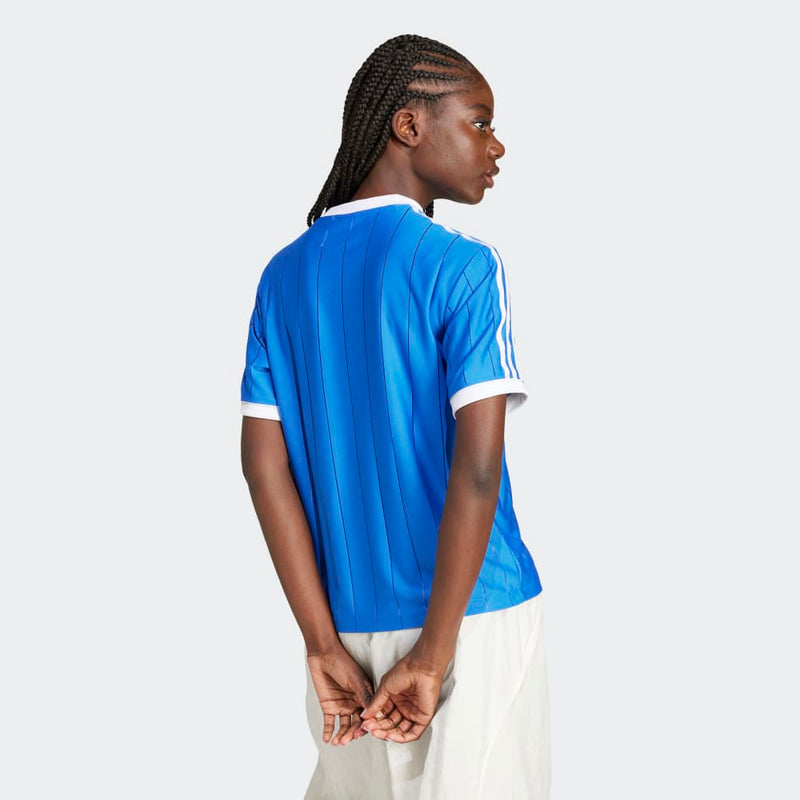 Adidas 3-Stripes Tee: Iconic Design in Soft Single Jersey Fabric