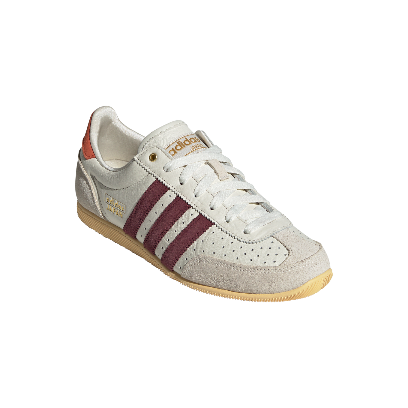 adidas Japan shoes with a sleek low-profile design, double-stitched T-toe, and heritage-inspired detailing.