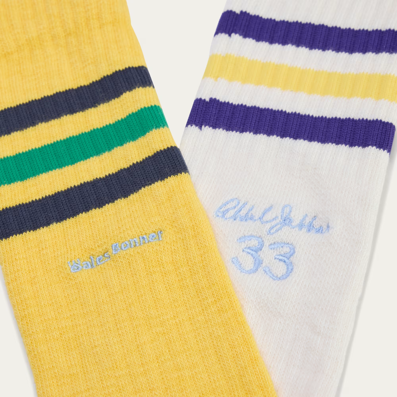 ADIDAS X WALES BONNER JABBAR 3-STRIPES SOCKS