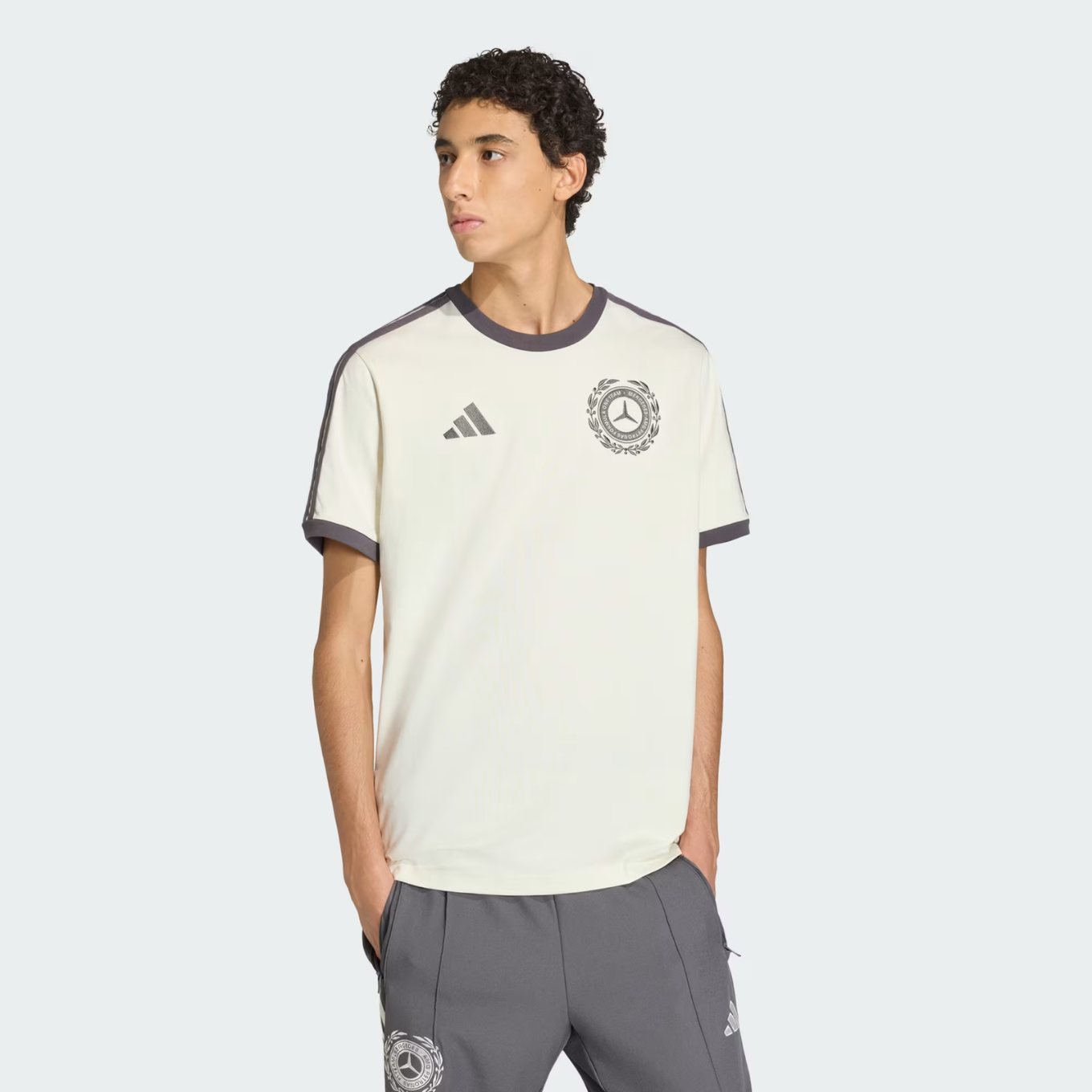 ADIDAS MERCEDES SILVER ARROWS ICON TEE