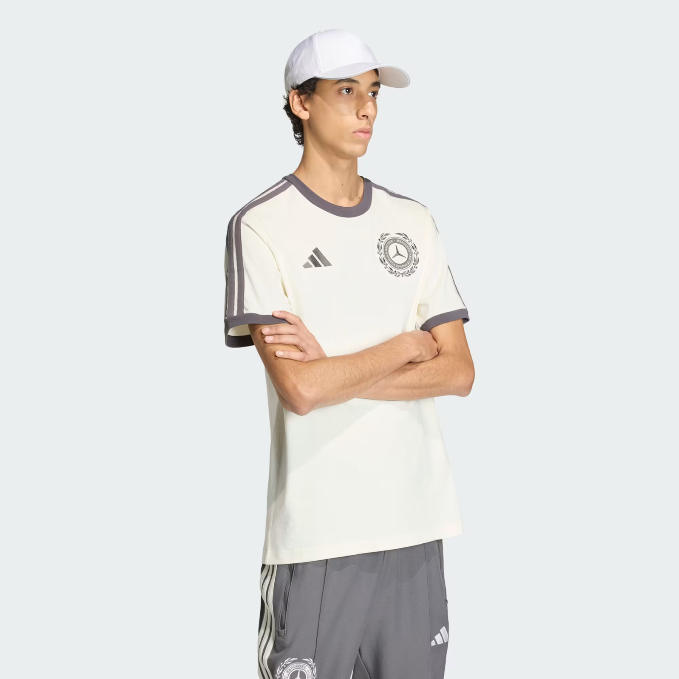 ADIDAS MERCEDES SILVER ARROWS ICON TEE