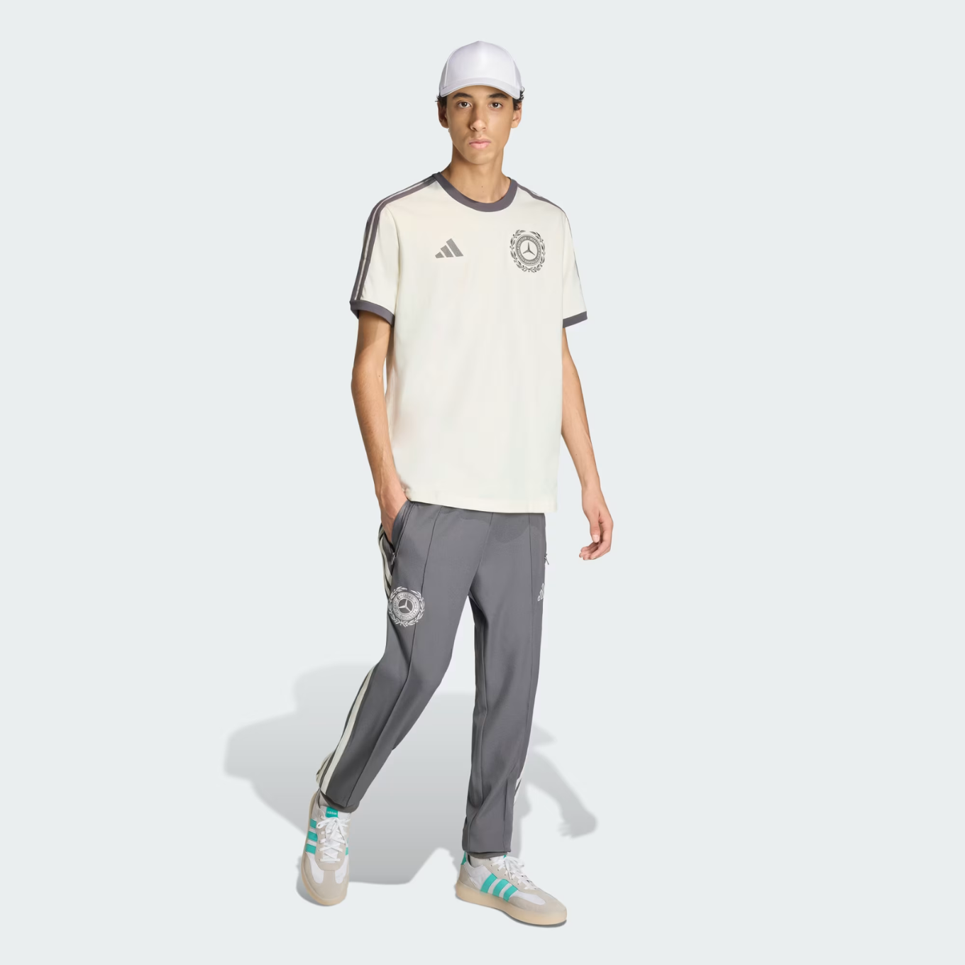 ADIDAS MERCEDES SILVER ARROWS ICON TEE