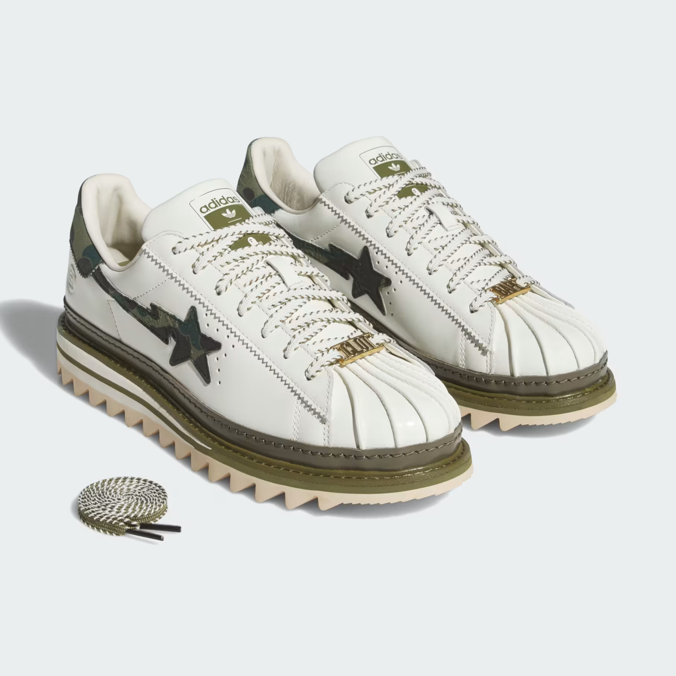 ADIDAS X CLOT X BAPE SUPERSTAR