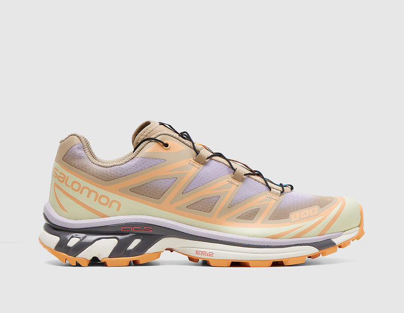 Salomon XT-6 SKYLINE trail shoe with sublimated mesh upper depicting landscapes and gentle gradients


