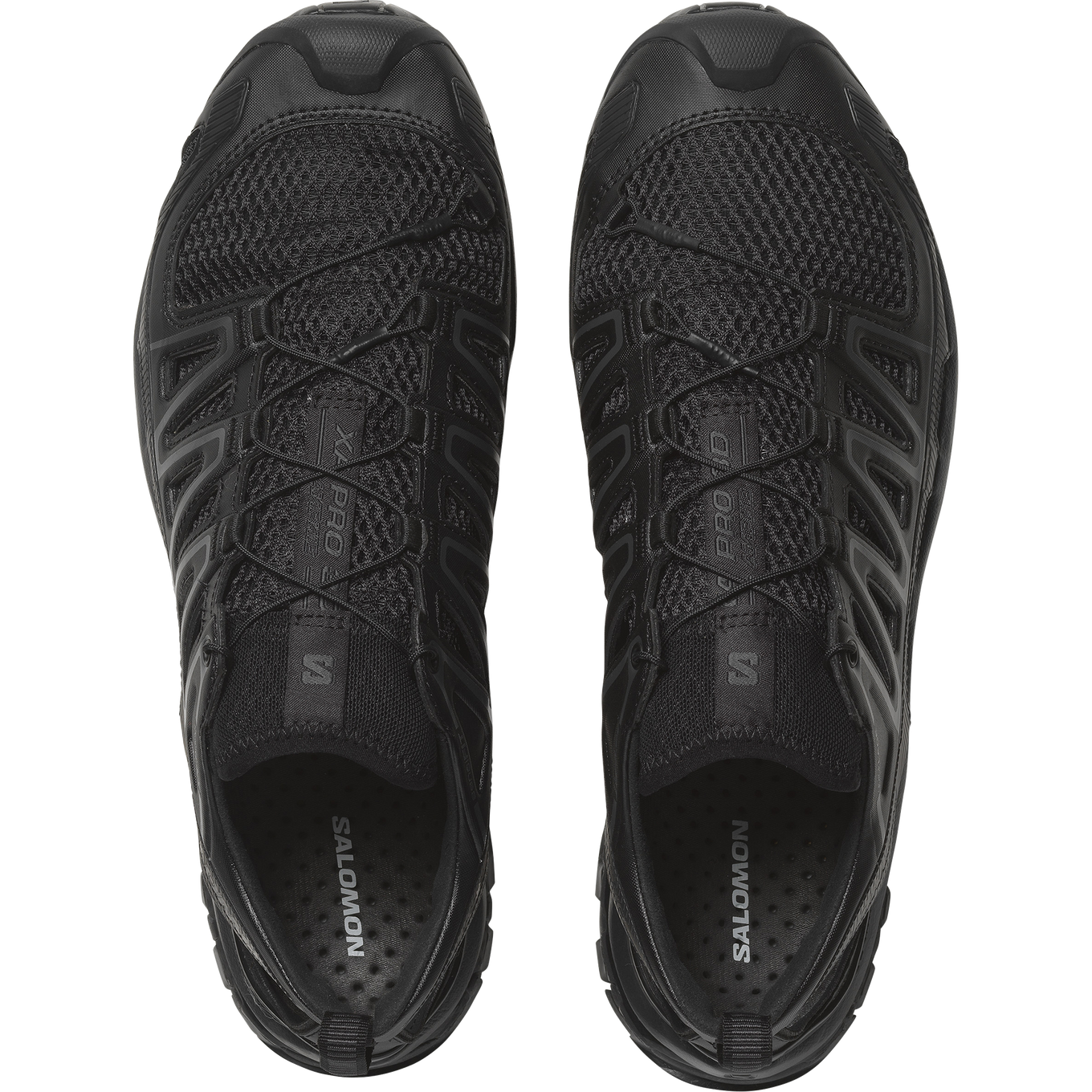 Salomon XA Pro 3D trail shoe with stable chassis, Quicklace™ system, and grippy Contagrip® outsole for rugged terrain.