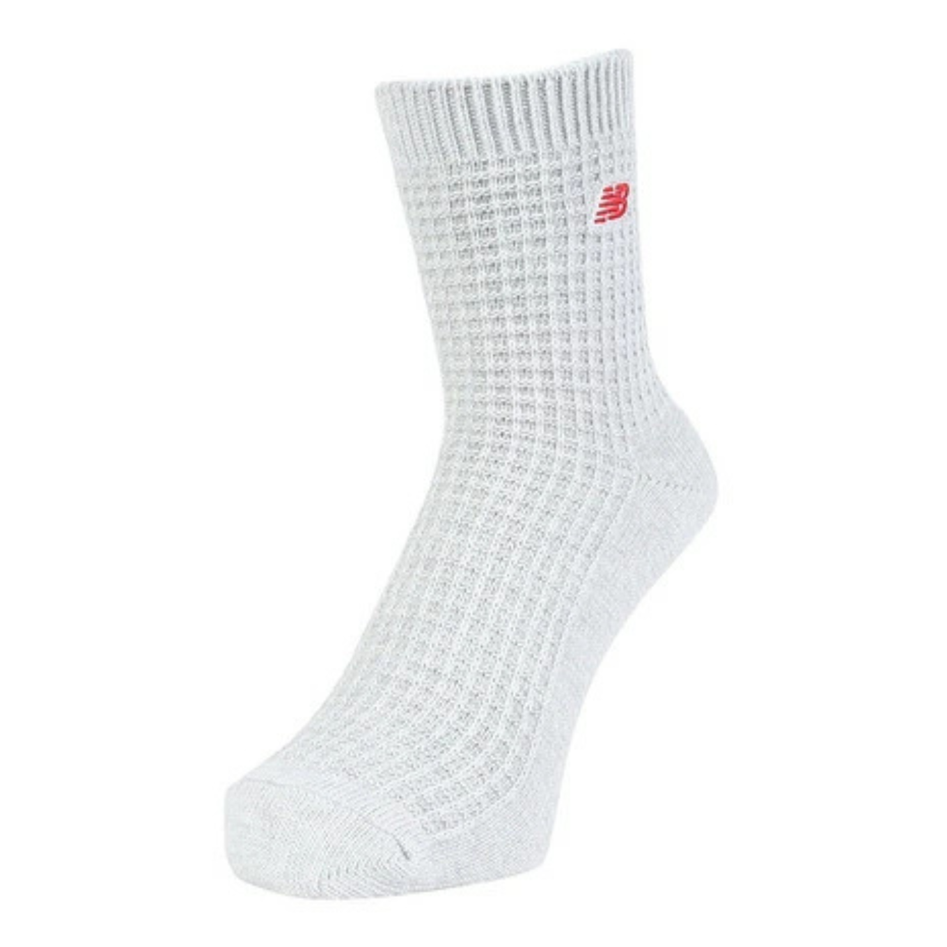 NEW BALANCE WAFFLE KNIT ANKLE SOCKS 2 PACK