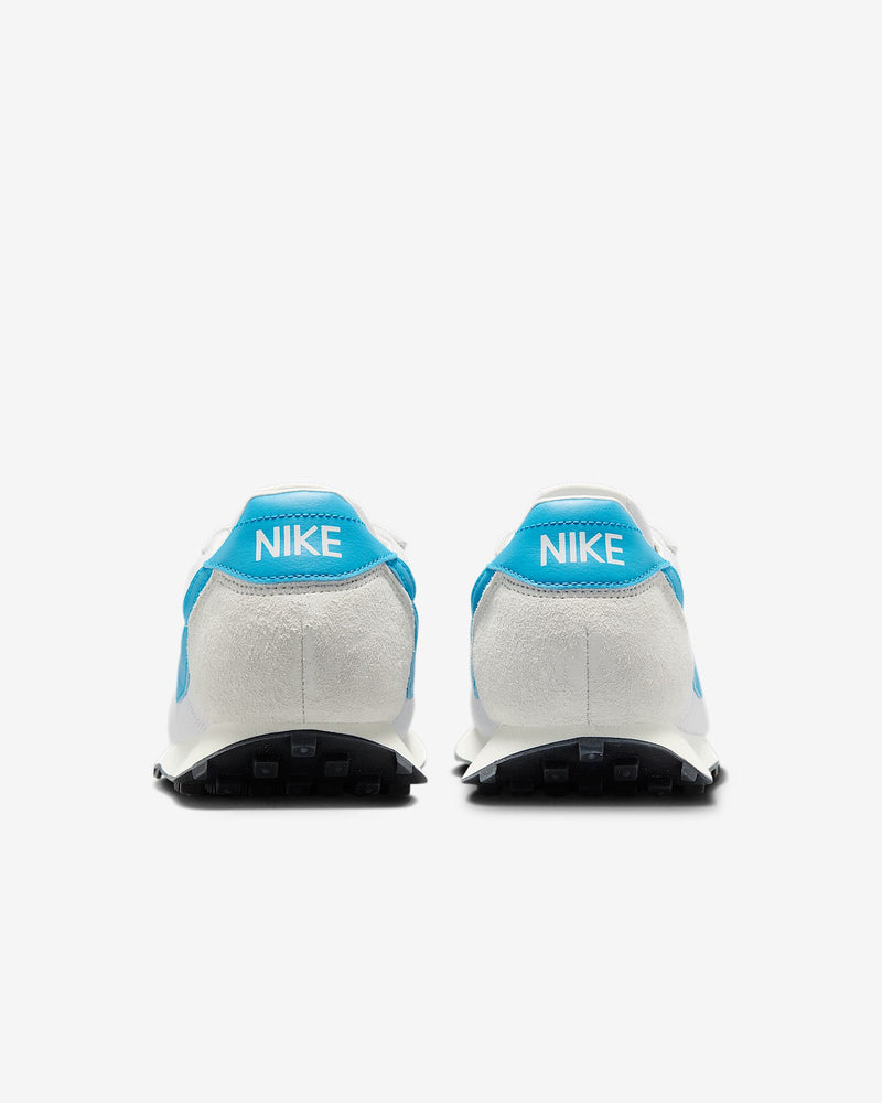 Nike LD-1000 sneaker with flared heel design, classic 1977 running silhouette reimagined for modern streetwear