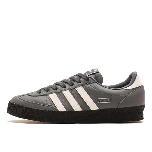 Adidas Lothertex SPZL shoes, 10th anniversary edition, featuring a premium leather upper, synthetic Three Stripes, and a heel patch, inspired by the Ardwick design.