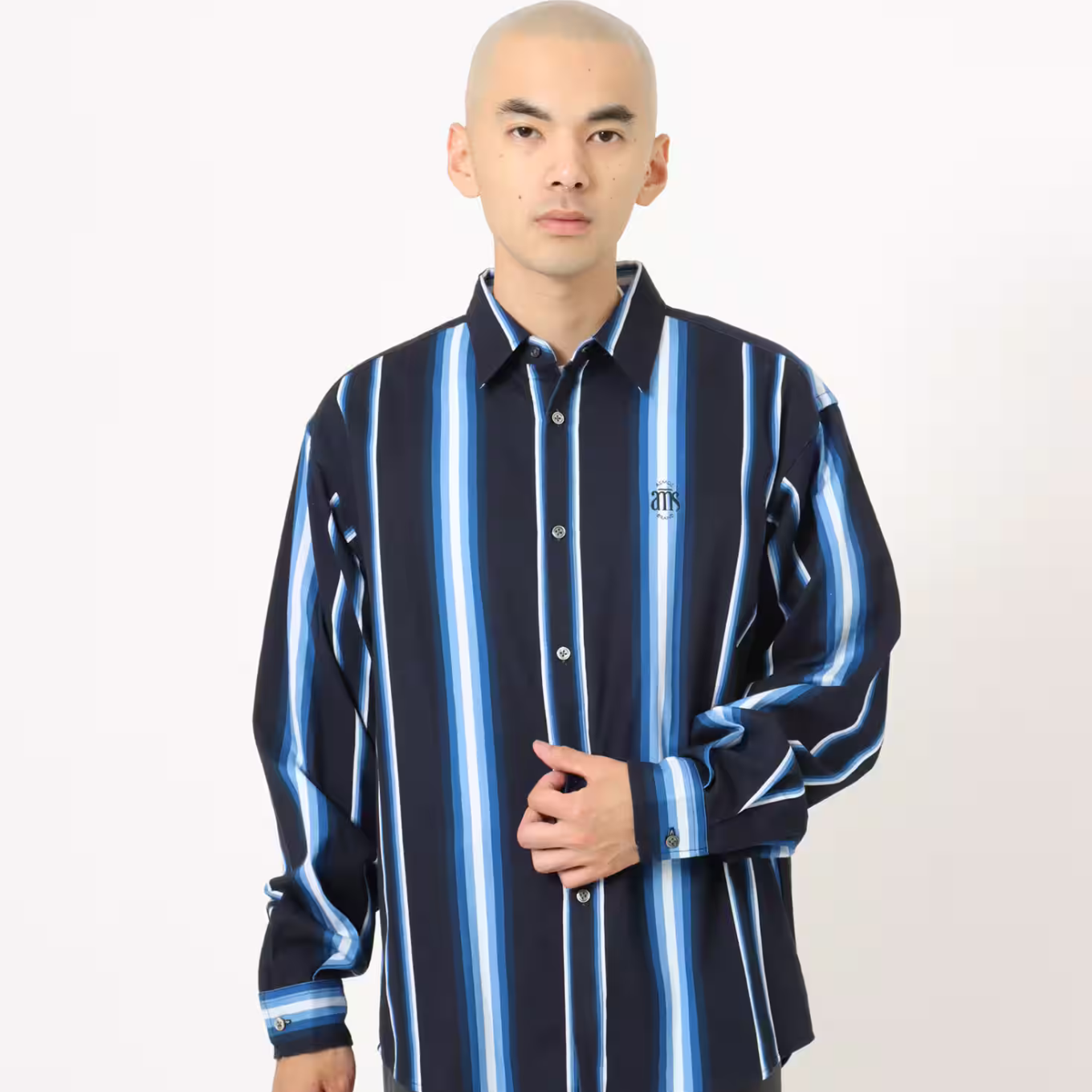 ATMOS FLANNEL STRIPE L/S SHIRT
