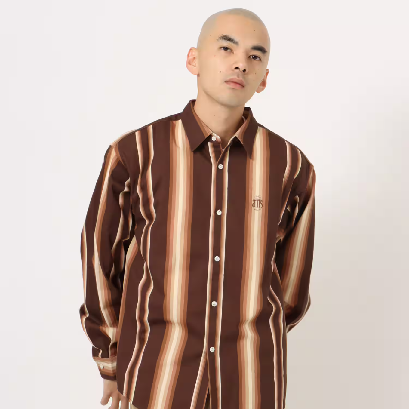 ATMOS FLANNEL STRIPE L/S SHIRT